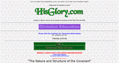 Desktop Screenshot of hisglory.com