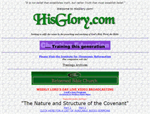 Tablet Screenshot of hisglory.com